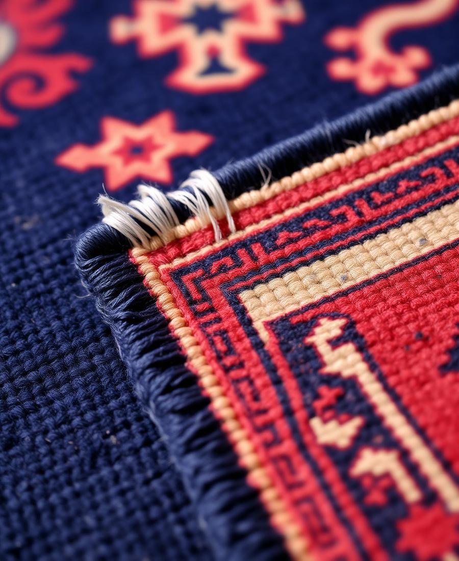 Kashan rug detail
